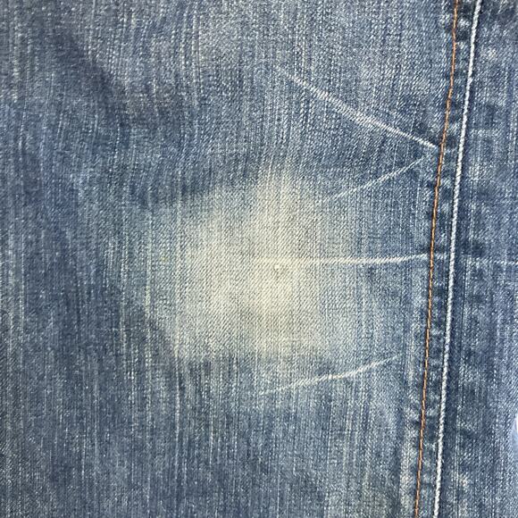 Levis RED Collection Low Trouser Boot Cut Medium Wash Jeans 34 X 30 Rare Women’s - Picture 15 of 16